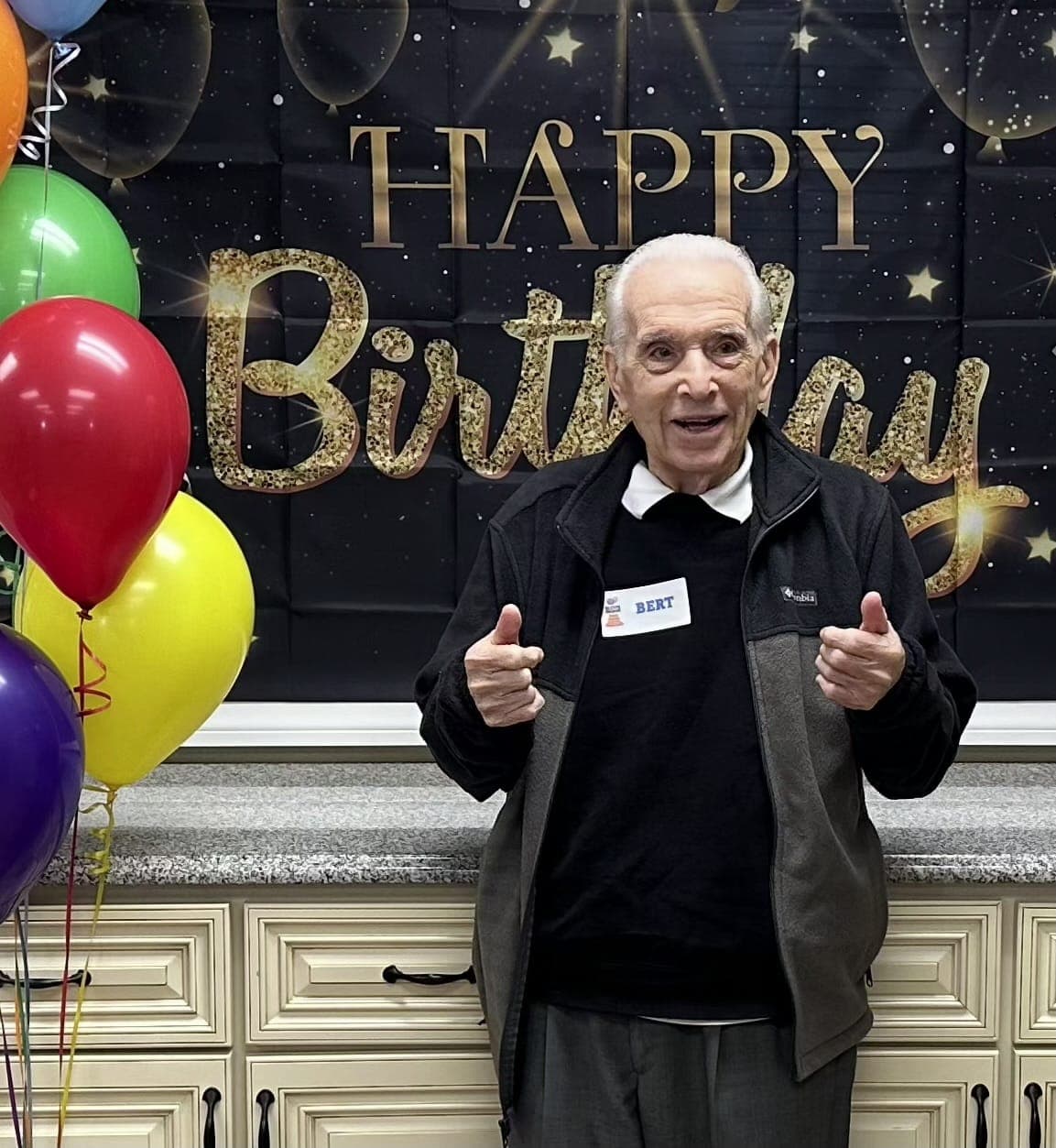 Guests celebrate at the DeCorso Community Center’s October 7 birthday extravaganza honoring New Providence residents in their 90s.